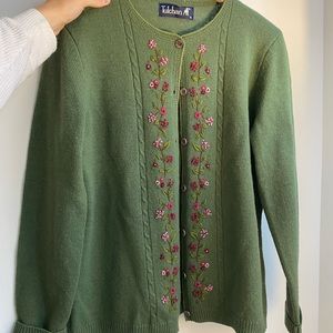 Vintage hand knit cardigan